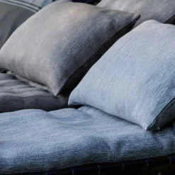 Linnea Housse de coussin 40x60 cm collection SYRACUSE tissu Oléfine gris lin* Housse De Coussin|Housse De Coussin