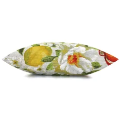 Linnea Housse de coussin 45x45 cm GALLINA Agrumes 100% Lin* Housse De Coussin|Housse De Coussin