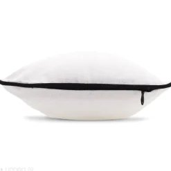 Sale Linnea Housse de coussin 20x20 cm MONTSEGUR Blanc