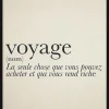 Best Dada Art Image encadrée couleur voyage orientation portrait l.33 x H.43 x ép.3 cm