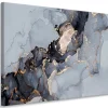 Discount Muralo Image Sur Toile MARBRE Abstraction 40cm x 30cm - Parfait pour décorer votre salon, chambre ou bureau avec un design unique et élé