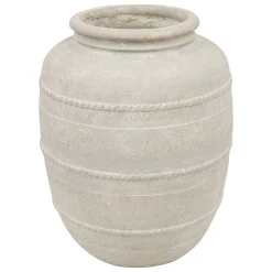 Atmosphera Créateur D'Intérieur Jarre Romia blanc H46cm - Atmosphera* Vase Décoratif
