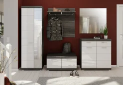 Chb Collection Kai - Miroir (L/H/P : 90x87x2 cm) en imitation argent fumé* Miroir|Miroir