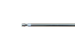 GoodHome Kit barre de rideau 70/100 Konera Nickel* Barre De Rideau Pour Vitrage