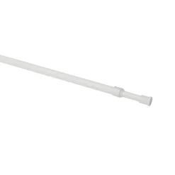 GoodHome Kit barre de rideau 30/50 Blanc mat Konera* Barre De Rideau Pour Vitrage