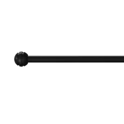 Best GoodHome Kit Barre de vitrage Dokos extensible ⌀7/9mm Long.70/100cm noir