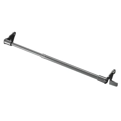 Sale GoodHome Kit Barre de vitrage extensible ⌀7/9mm Long.70/100cm argent