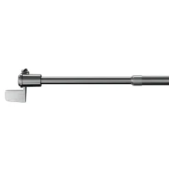 Sale GoodHome Kit Barre de vitrage extensible ⌀7/9mm Long.70/100cm argent