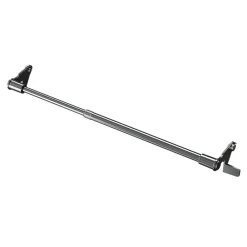 GoodHome Kit Barre de vitrage extensible ⌀7/9mm Long.50/80cm argent* Barre De Rideau Pour Vitrage