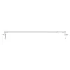 Outlet GoodHome Kit Barre de vitrage extensible ⌀7/9mm Long.50/80cm blanc