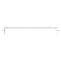 Outlet GoodHome Kit Barre de vitrage extensible ⌀7/9mm Long.50/80cm blanc