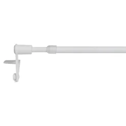 Outlet GoodHome Kit Barre de vitrage extensible ⌀7/9mm Long.50/80cm blanc