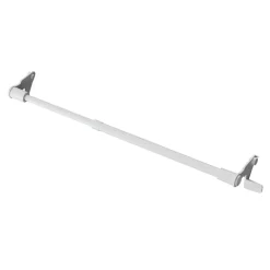 GoodHome Kit Barre de vitrage extensible ⌀7/9mm Long.70/100cm blanc* Barre De Rideau Pour Vitrage
