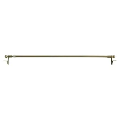 GoodHome Kit Barre de vitrage Konera extensible ⌀7/9mm Long.70/100cm or* Barre De Rideau Pour Vitrage