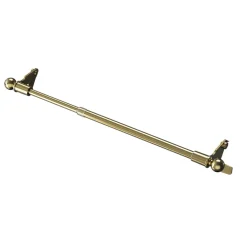 GoodHome Kit Barre de vitrage Konera extensible ⌀7/9mm Long.70/100cm or* Barre De Rideau Pour Vitrage