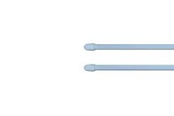 Kit barres de rideaux 30/50 blanc mat x 2* Barre De Rideau Pour Vitrage