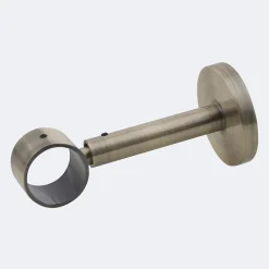 Boulet Kit de tringle à rideaux Bronze 200cm Diam.28mm Embout Boule - Fixation Mur -* Kit De Barre De Rideau