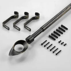 Best Douceur D'Intérieur Kit de tringle à rideaux extensible OVALON