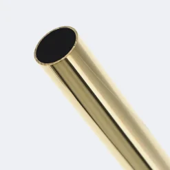 Boulet Kit de tringle à rideaux Laiton Poli Verni 300cm Diam.20mm Embout Regency - Fixation Plafond -* Kit De Barre De Rideau