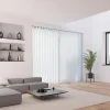 Discount Madeco Kit rail et lamelles verticales orientables ouverture centrale blanc l.200 x H.260cm