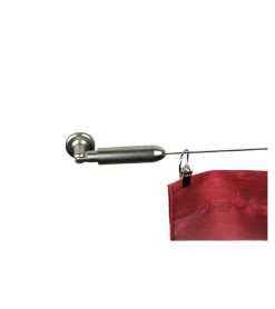 Outlet Secodir Kit Tringle à Rideau Câble Acier 5 Mètres