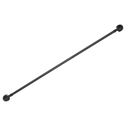 Online Atmosphera Kit tringle à rideaux extensible avec embout éventail en métal (120-210 cm - Noir)