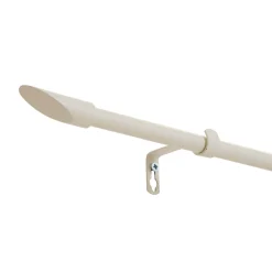 Best Atmosphera Kit tringle à rideaux extensible avec embout flèche en métal (120-210 cm - Blanc)