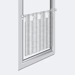 Boulet Kit tringle à rideaux Sans-Perçage Extensible 30-45cm Blanc -* Tringle À Rideau À Composer