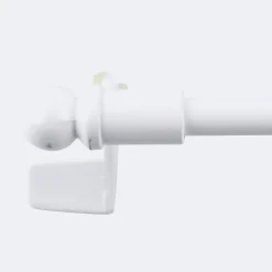 Boulet Kit tringle à rideaux Sans-Perçage Extensible. 60-80cm Blanc -* Tringle À Rideau À Composer