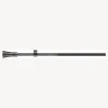 Riel Chyc Kit tringle extensible embouts trompette (1.10 m-2 m - Argent)* Kit De Barre De Rideau