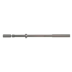 Riel Chyc Kit tringle extensible embouts cyclindriques (1.10 m-2 m - Gris)* Kit De Barre De Rideau