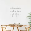 Bijoux De Mur La gourmandise est un très joli défaut - Sculpture fil de fer 50-60 cm -* Objet Décoratif Mural
