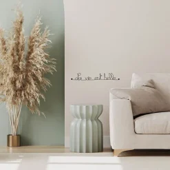 Bijoux De Mur La vie est belle - Sculpture fil de fer 50-60 cm -* Objet Décoratif Mural