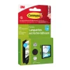3M Command Languette adhésive accroche-tableaux petites max 2kg - 4 paires noir* Fixation Décoration Murale