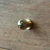 New GoodHome Lot 6 boutons de meuble arrondi Tudy bleu Ø2.5cm x l.2.5cm x h. 2.5cm x p.3.1cm
