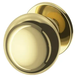 New GoodHome Lot 6 boutons de meuble arrondi Tudy bleu Ø2.5cm x l.2.5cm x h. 2.5cm x p.3.1cm