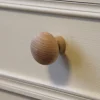 Online Lot 6 boutons de meuble arrondi pine Ø2.5CM X P.2.1CM