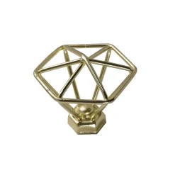 Outlet Bar plus Lot 4 boutons de meuble filaire doré Ø4cm