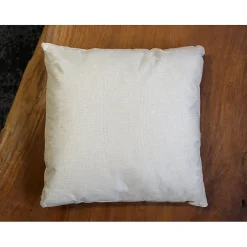 Best Meubletmoi Lot 2 coussins carrés 40 cm en tissu beige imprimé - CERF