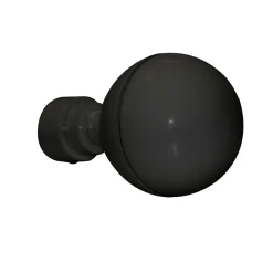 Online Riel Chyc Lot 2 embouts de tringle "sphère unie" (Diam. 20 mm - Noir)