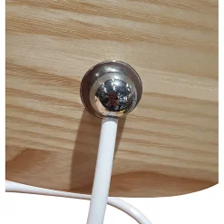 Discount Meubletmoi Lot 2 miroirs pivotants et détachables en bois et métal blanc - ZOOM