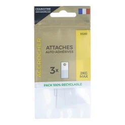 Online Ceanothe Lot de 3 attaches adhésives pour 2 kg Fabriqué en France