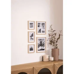 New Atmosphera Lot de 5 cadres photos en bois