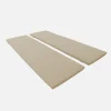 Sweeek Lot de 2 coussins pour bain de soleil beige - Relaxa* Housse De Coussin|Housse De Coussin