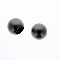 Boulet Lot de 2 Embouts Boule pour tringles à rideaux de Diam. 28mm en Carbone -