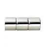 Outlet Riel Chyc Lot de 2 embouts de tringle (Diam. 20 mm - Argent)