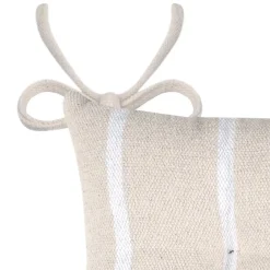 Lovely Casa Lot de 4 galettes de chaise 5 points 40x40 St Trop blanc coton* Galette De Chaise