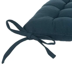 Atmosphera Lot de 2 galettes de chaise matelassées en coton* Galette De Chaise