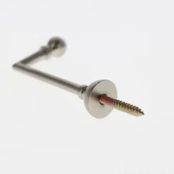 Hot Boulet Lot de 2 Gonds Boule de 80mm en Nickel Mat pour tringles à rideaux -