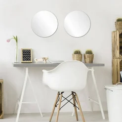 Sale 5Five Lot de 2 Miroirs Adhésifs Ronds D40cm -